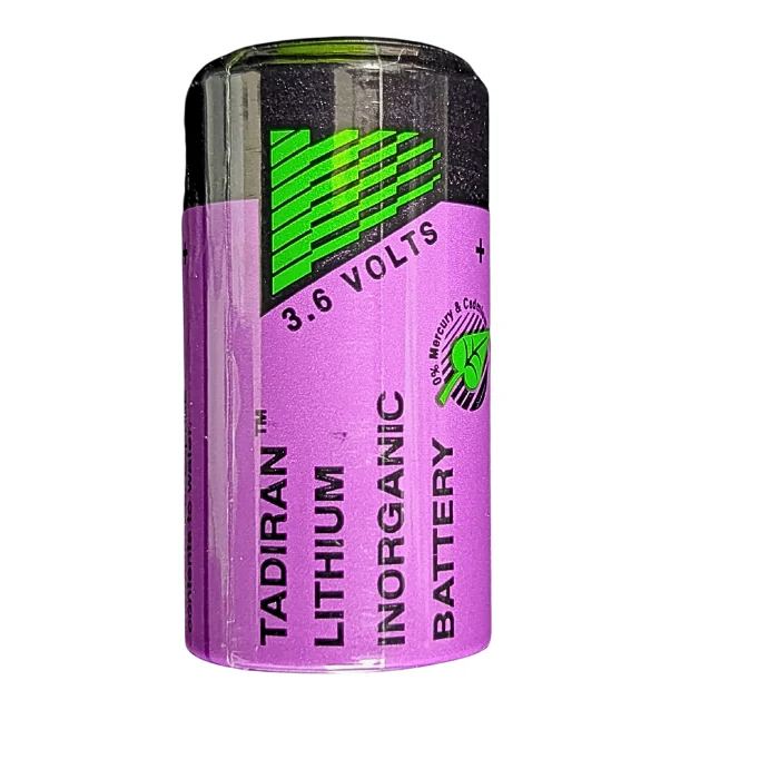 Pila TLH-5920 Tadiran 3.6V de litio para aplicaciones industriales de alta temperatura