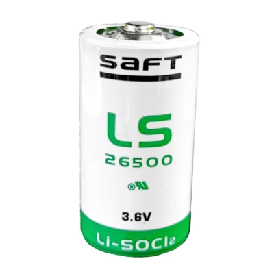 Pila LS26500 Saft 3.6V de litio para equipos industriales, medidores y dispositivos electrónicos