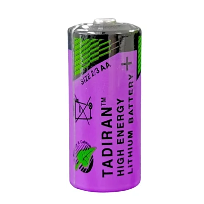 Pila TLH-5955 Tadiran 2/3AA 3.6V de litio para aplicaciones industriales de alta temperatura