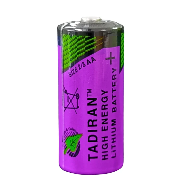 Pila TLH-5955 Tadiran 2/3AA 3.6V de litio para aplicaciones industriales de alta temperatura