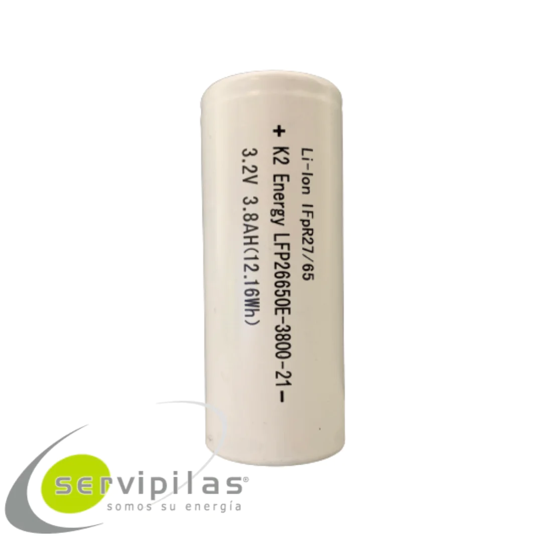 BATERÍA LFP26650 3.2V 3800mAh