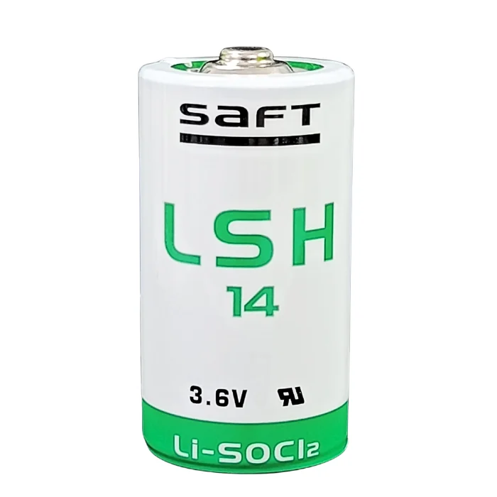 Pila LSH14 Saft 3.6V de litio para equipos industriales y electrónicos