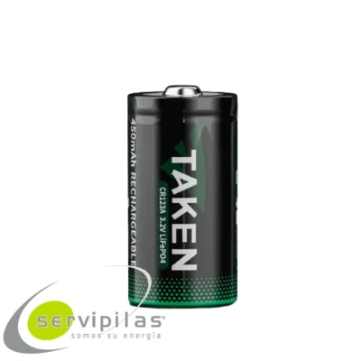 BATERÍA CR123A TAKEN 3.2V 450mAh