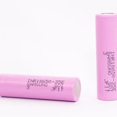 BATERIA INR 18650-35E SAMSUNG 3500mAh 8A FLAT TOP