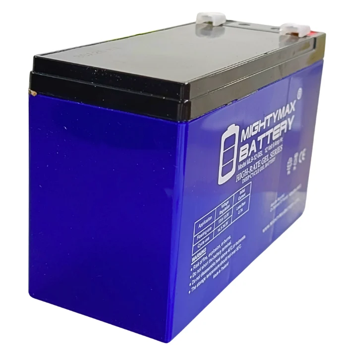 Batería Mighty Max 12V 9Ah de gel de ciclo profundo para sistemas de energía y respaldo