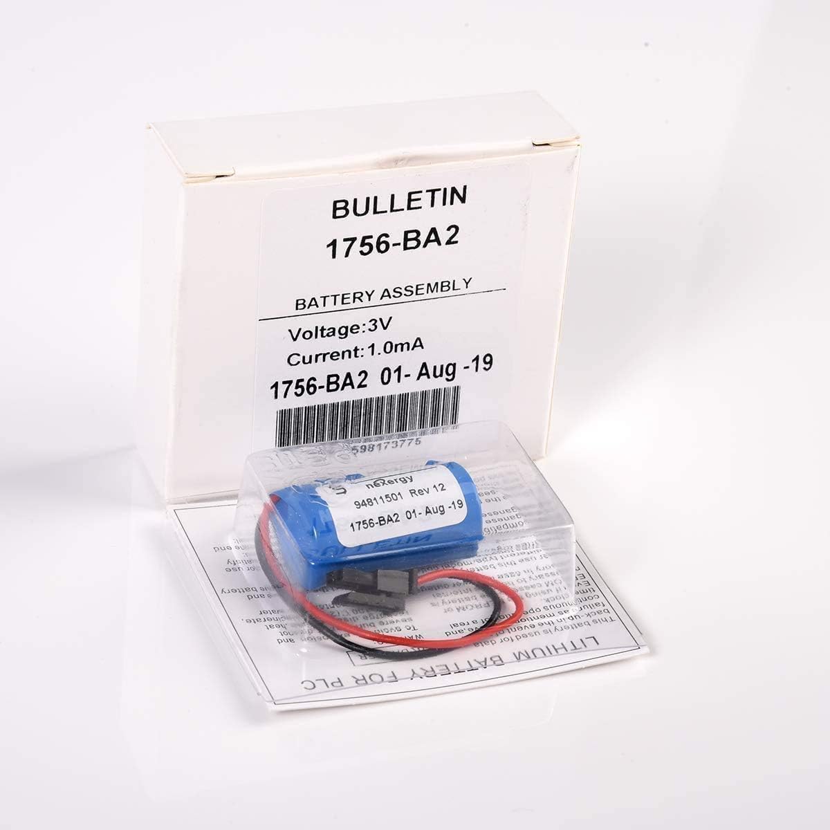 BATERÍA DE RESPUESTO PARA ALLEN BRADLEY PLC 1756-BA2