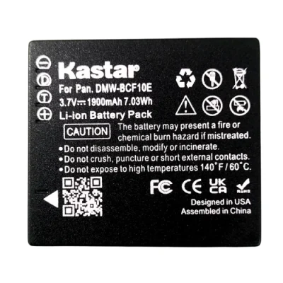BATERIA DE REPUESTO PARA PANASONIC DMW-BCF10 DMW-BCF10E DMW-BCF10PP 3.7V 1900mAh