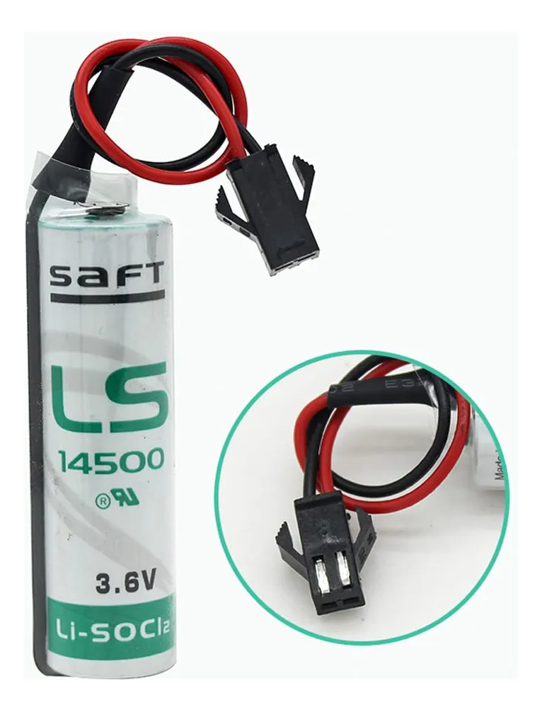 PILA LS14500 SAFT AA 3.6V CON CABLE