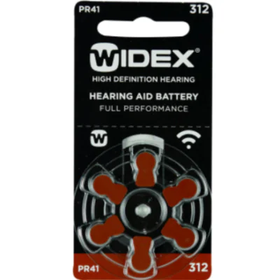 PILA N°312 WIDEX AUDITIVA