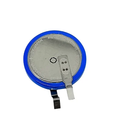 Pila CR2450HR con láminas 3V batería de litio tipo botón para tarjetas electrónicas