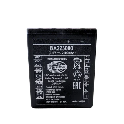Batería BA223000 3.6V 2100mAh NiMH recargable para controles remotos industriales