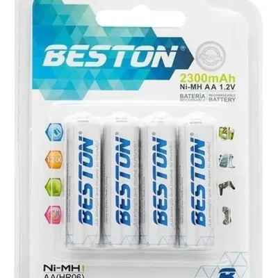 BATERÍA AA BESTON RECARGABLE 1.2V 2300mAh AA*4